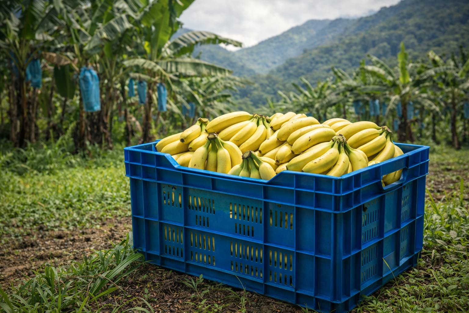 Caixa plástica 604025 para hortifruti